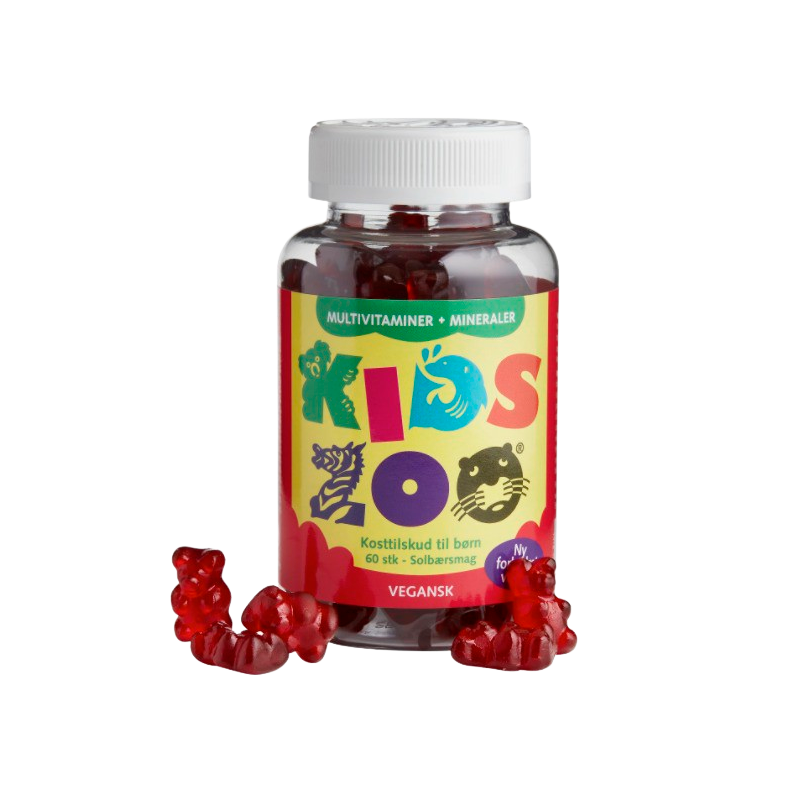 Kids Zoo Vegansk multivitamin + mineral - 60 stk.