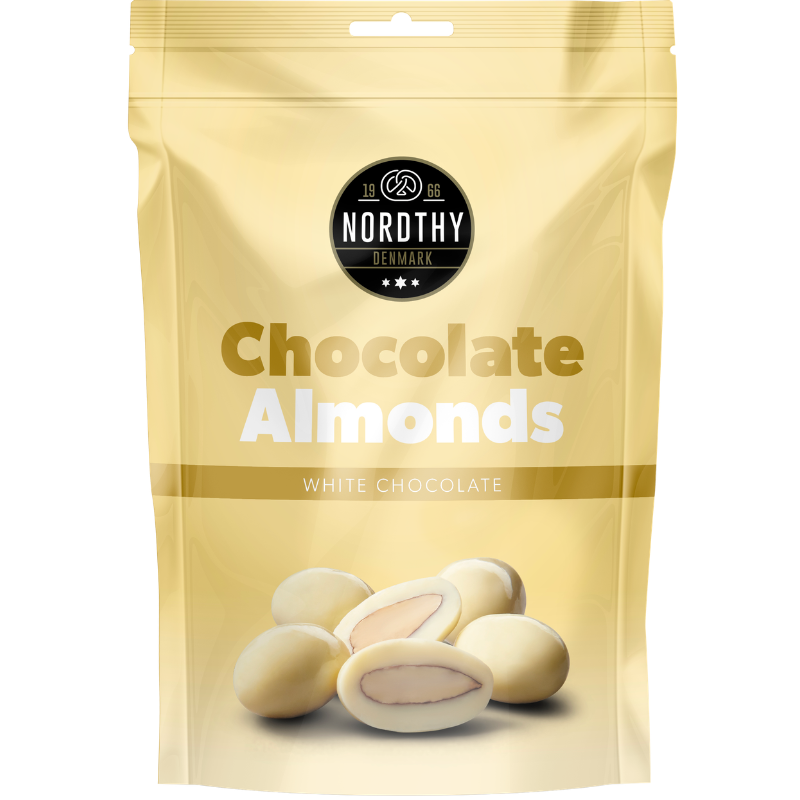 Nordthy Chokolade Mandler Hvid Chokolade (100 g)