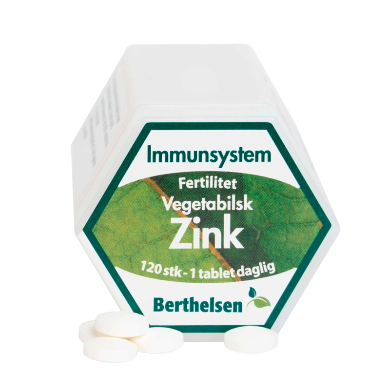 Berthelsen Zink 20 mg - 120 tabs.