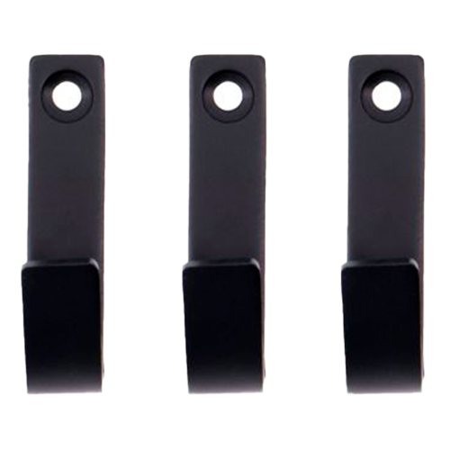 Meraki Knage MKThapsus Børstet Sort Finish (3 stk)