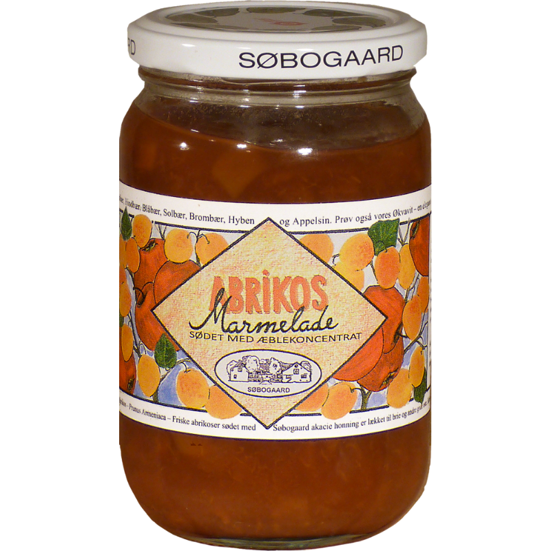 Søbogaard Abrikos Marmelade Æblesødet Ø (390 g)