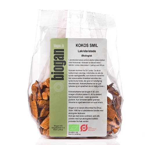 Biogan Kokos smil m lakrids Ø (130 g)