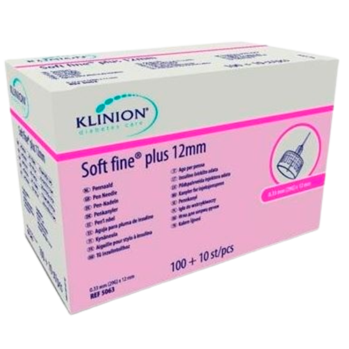 Klinion Soft Fine Plus Penkanyle (12 x 0,33mm) (110 stk)