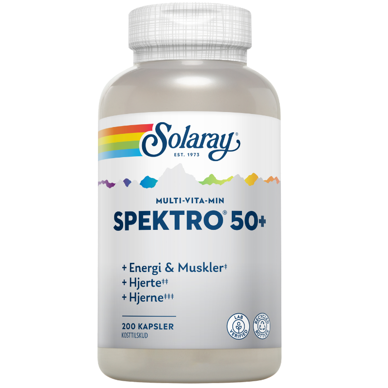 Solaray Spektro50+ Multi-Vita-Min (200 kaps)