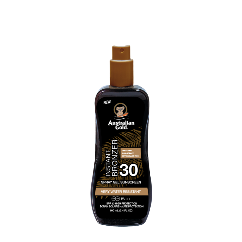 Australian Gold Instant Bronzer Spraygel SPF 30 (100 ml)