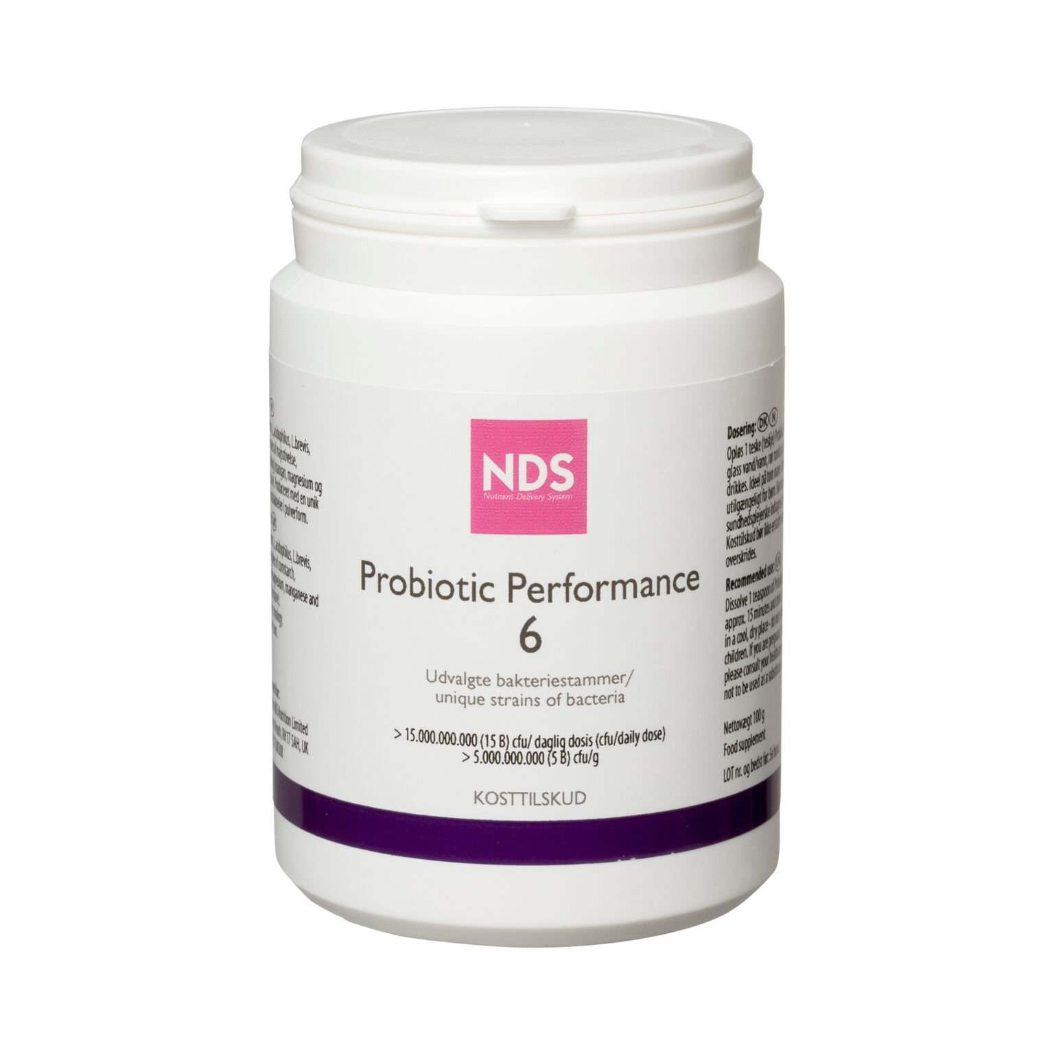 NDS Probiotic Performance 6 - 100 gr.