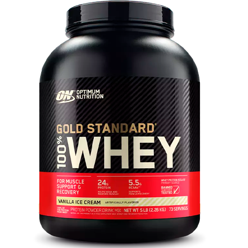 Optimum Nutrition Whey Gold Standard 100% Vanilla Ice Cream (2280 g)