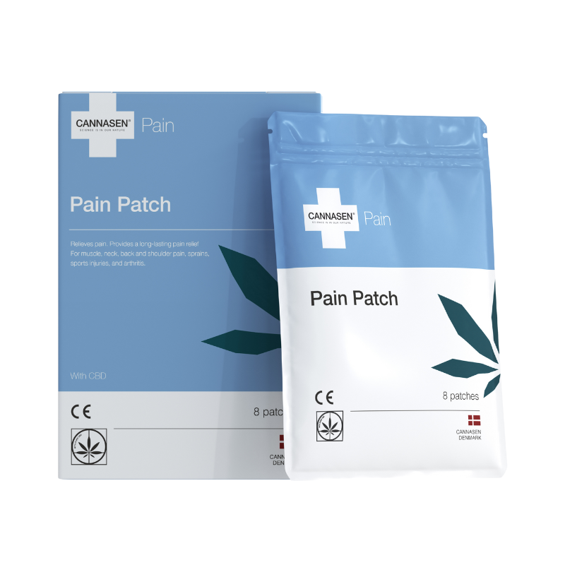 CANNASEN CBD Pain Patch Smerte plaster (8 stk)