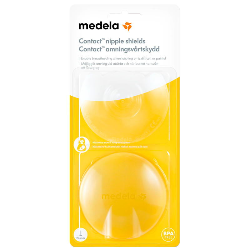 Medela Contact Ammebrikker - L, 24 mm - 2 stk