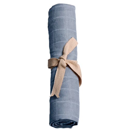 Filibabba Stofble Gots Muslin Warm Blue (1 stk)