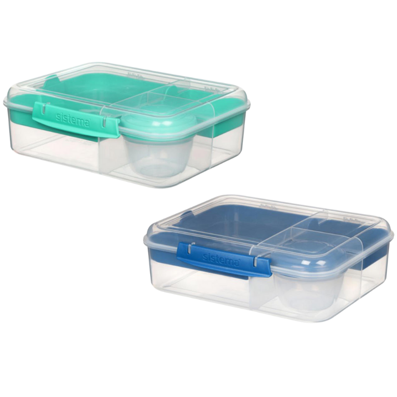 Sistema Bento Lunch To Go Madkasse 1,65 l (2 stk)