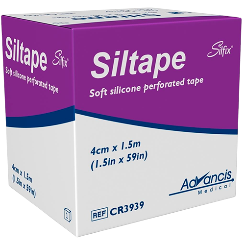 Siltape Medicinsk Silikonetape 4 cm x 1,5 m

 (1 stk)