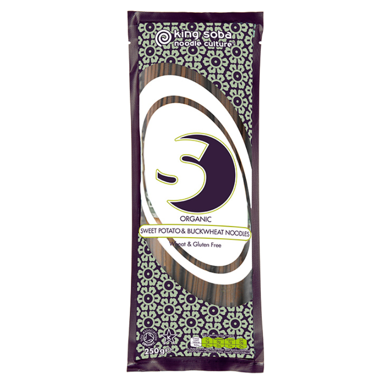 Clearsspring Boghvede og Sød Kartoffel Nudler Ø - 250 gr. Clearsspring Boghvede og Sød Kartoffel Nudler Ø - 250 gr.