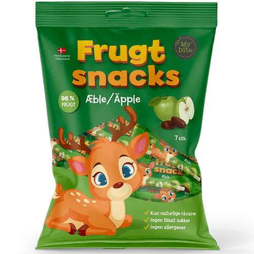 MyBite Mini FrugtBar Æble (100 g)
