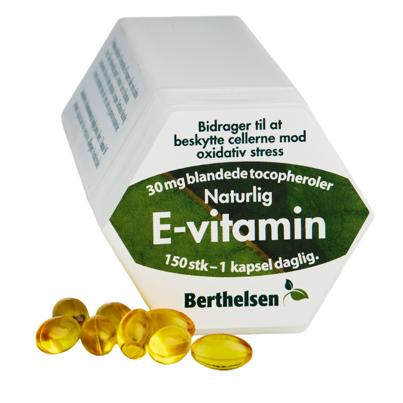 Berthelsen E-Vitamin - 150 kaps.