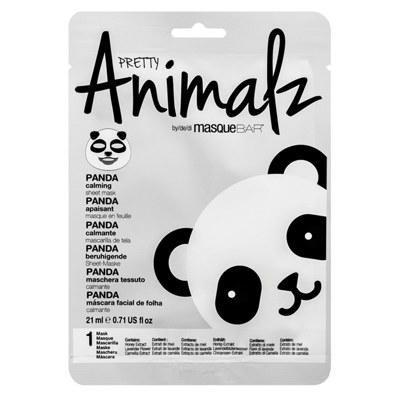 MasqueBar Animalz Panda Sheet Mask (1 stk)