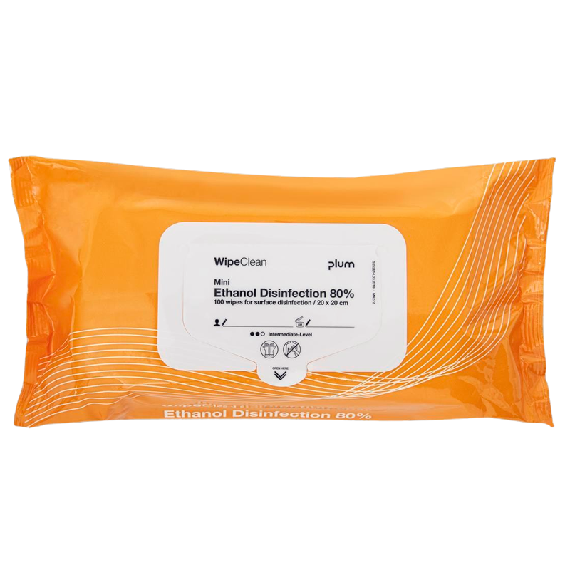 Plum WipeClean Overfladedesinfektion Mini (100 stk)