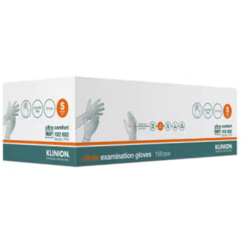Klinion Protection Nitrilhandske Ultra Comfort Pudderfri Small (150 stk)