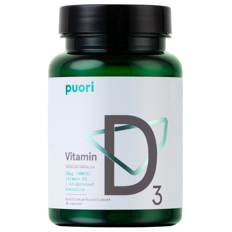 Puori Vitamin D3 - 60 kap.