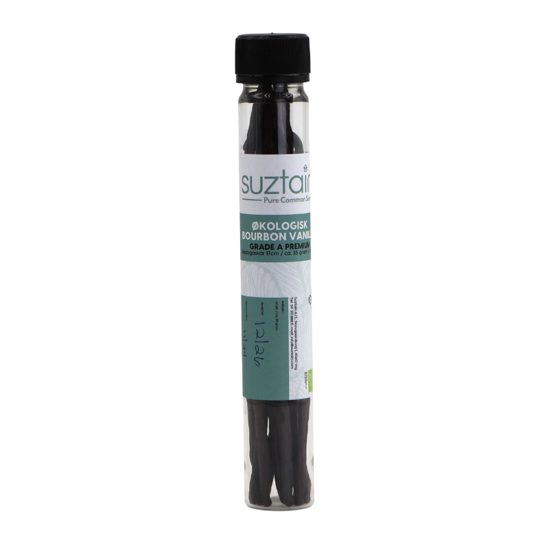 Suztain Bourbon Vaniljestænger Ø (10 stk)