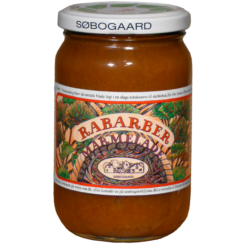 Søbogaard Rabarber Marmelade Ø (400 g)