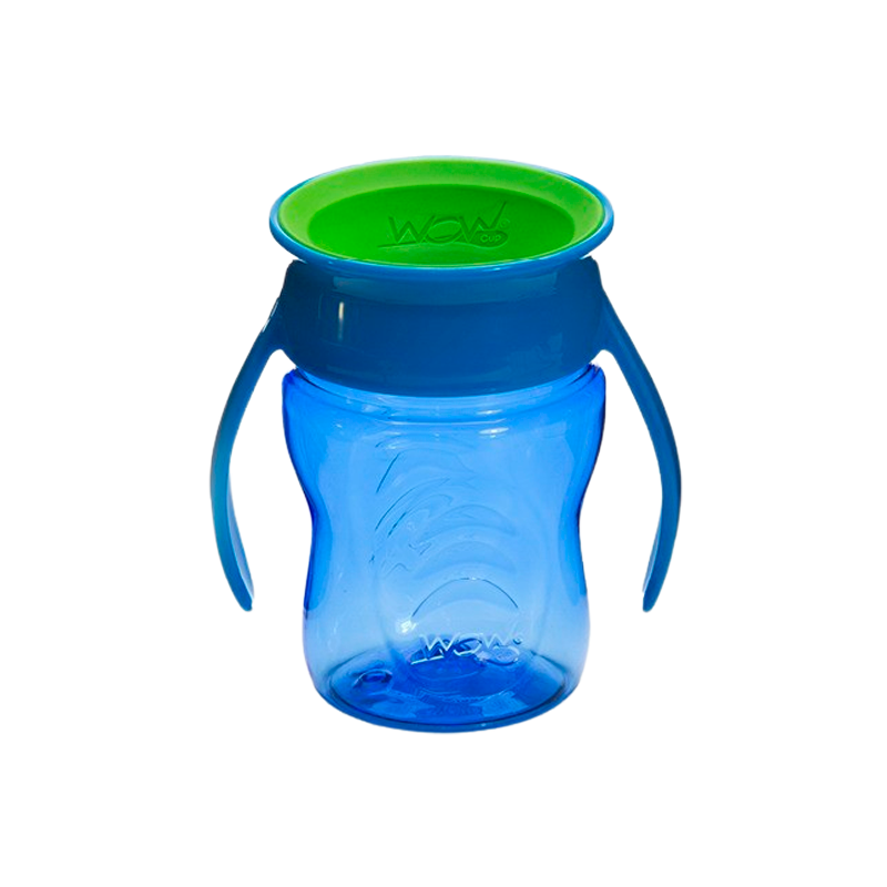 WOW Baby Kop Spildfri Blå Tritan (207 ml)