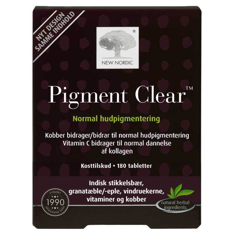 New Nordic Skin Care Pigment Clear - 180 tab.