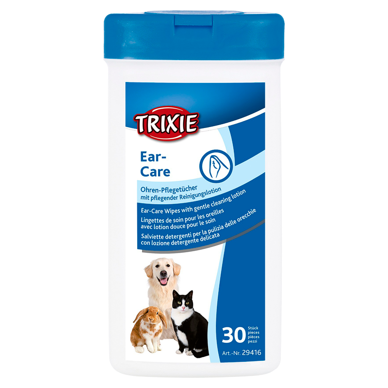 Trixie Ørerens Servietter Til Dyr - 30 stk.