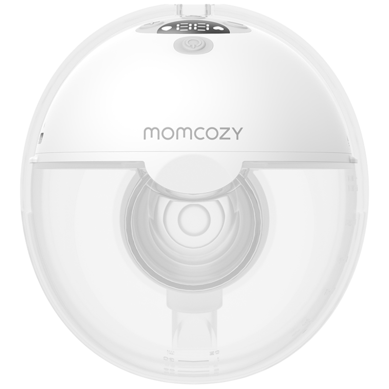 MomCozy M5 Single Bærbar Brystpumpe Grå (1 stk)