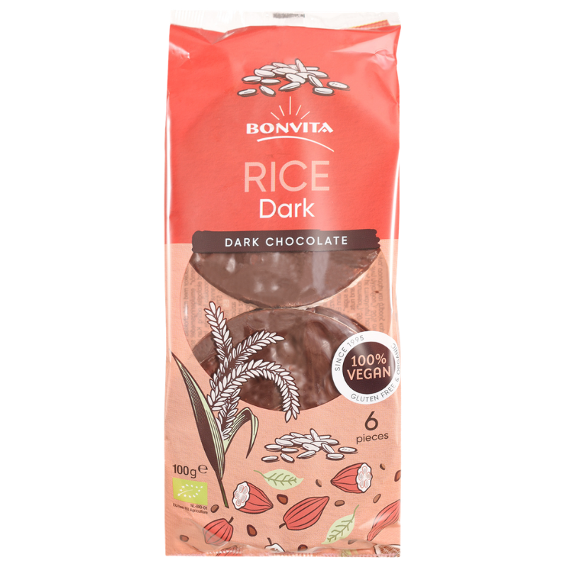 Rømer Risgaletter m. Mørk Choko Ø - 100 g