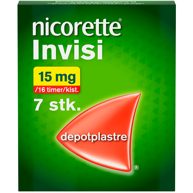 Nicorette Invisi Nikotinplaster 15 mg (7 stk)