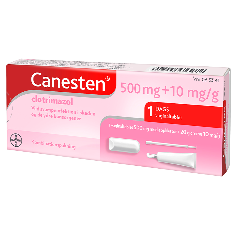 Canesten Vaginaltabletter + Creme - 1 stk + 20 g.