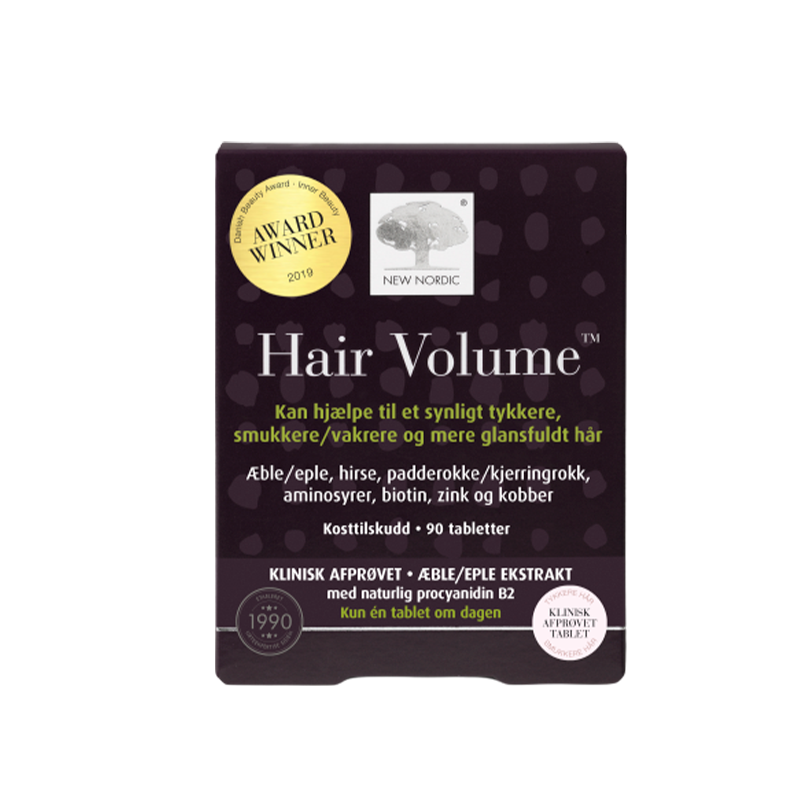 New Nordic - Hair Volume - 90 tabs.