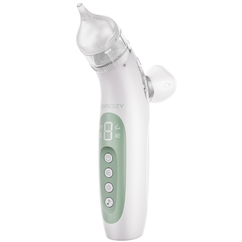 MomCozy BreezyClear 2-i-1 Spray & Sug Elektrisk Næsesuger (1 stk)