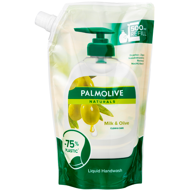 Palmolive Flydende Håndsæbe Milk & Olive Refill (500 ml)