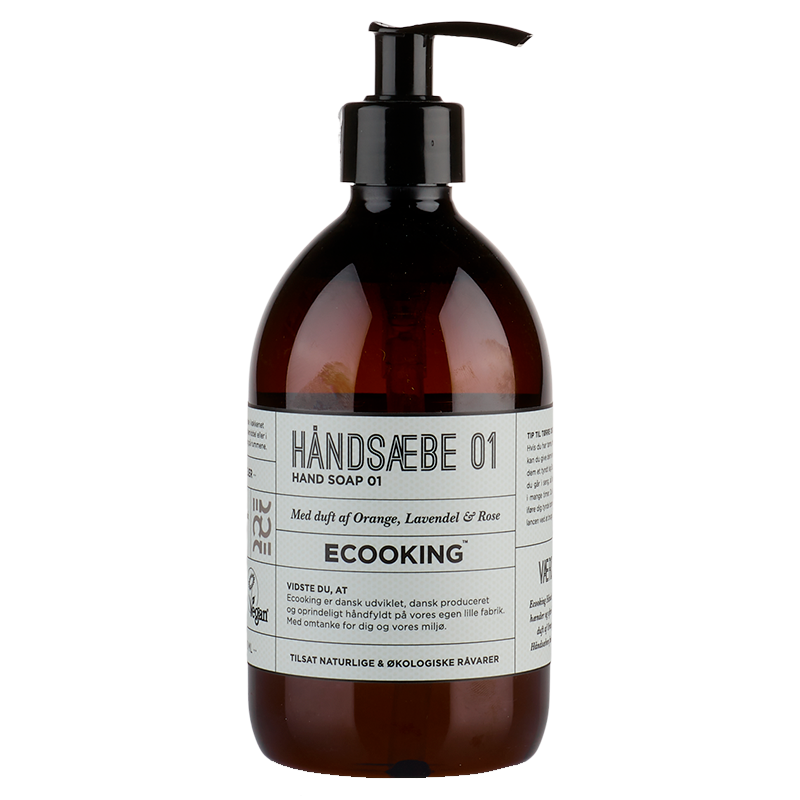 Ecooking Håndsæbe 01 - 500 ml. Ecooking Håndsæbe 01 - 500 ml.