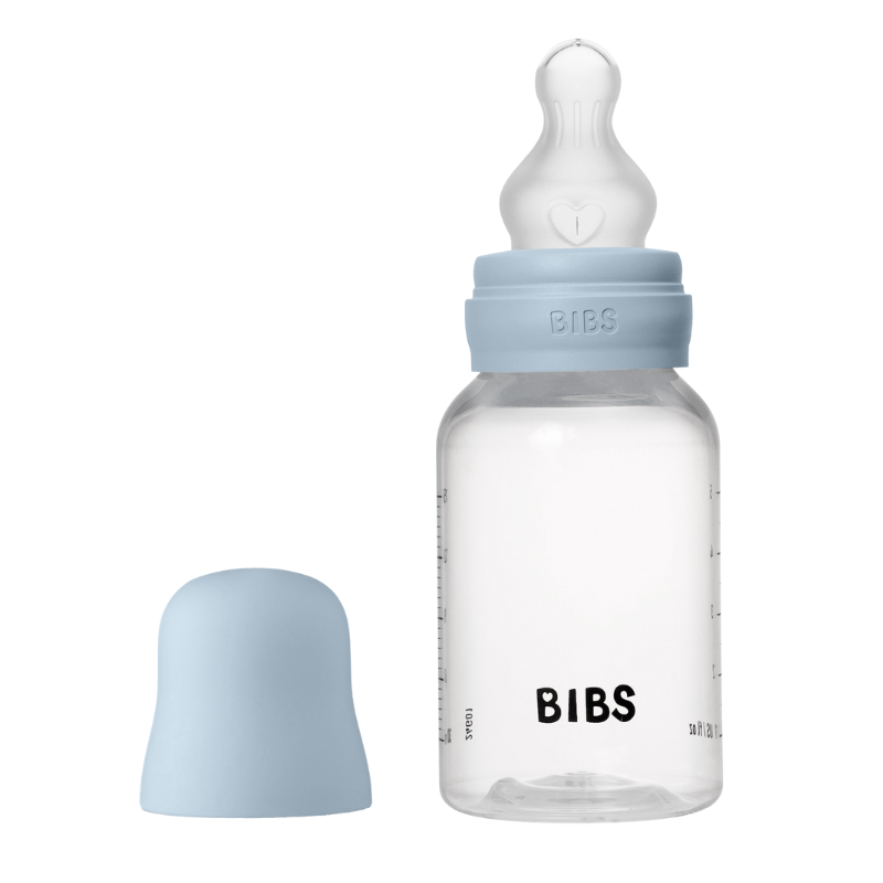 Bibs Baby Bottle Round Silicone Slow Flow Blush (150 ml)