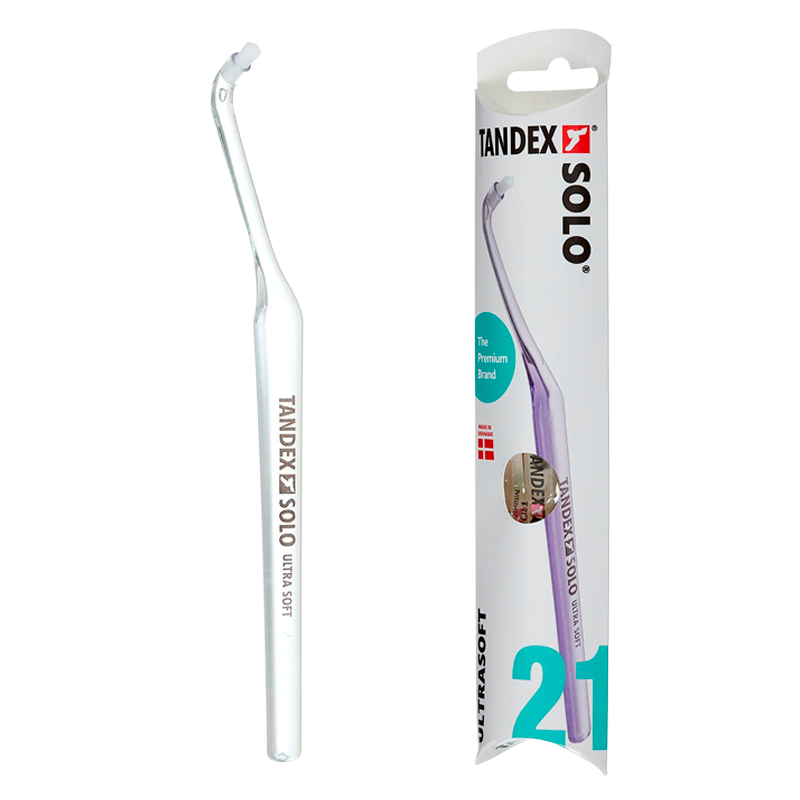 TANDEX Solo 21 UltraSoft Tandbørste Ass. Farve (1 stk)