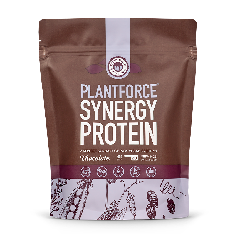PlantforceProtein chokolade Synergy - 400 g.