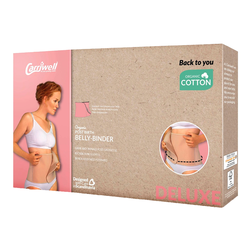 Carriwell Organic Mavebånd Belly Binder Honey - S/M - 1 stk