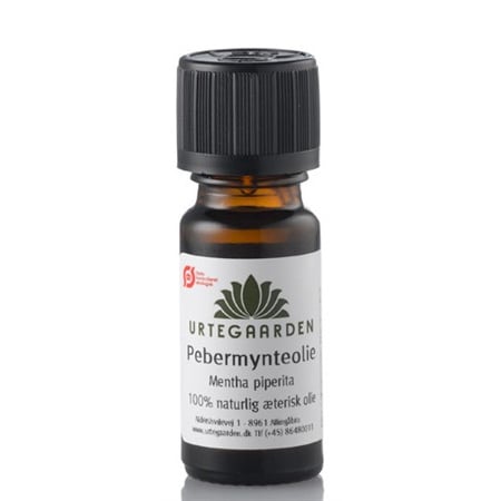 Urtegaarden æterisk Pebermynteolie - 10 ml.