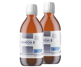 2 x VitaOil Icelandic Omega 3 Fra Torsk (280 ml)