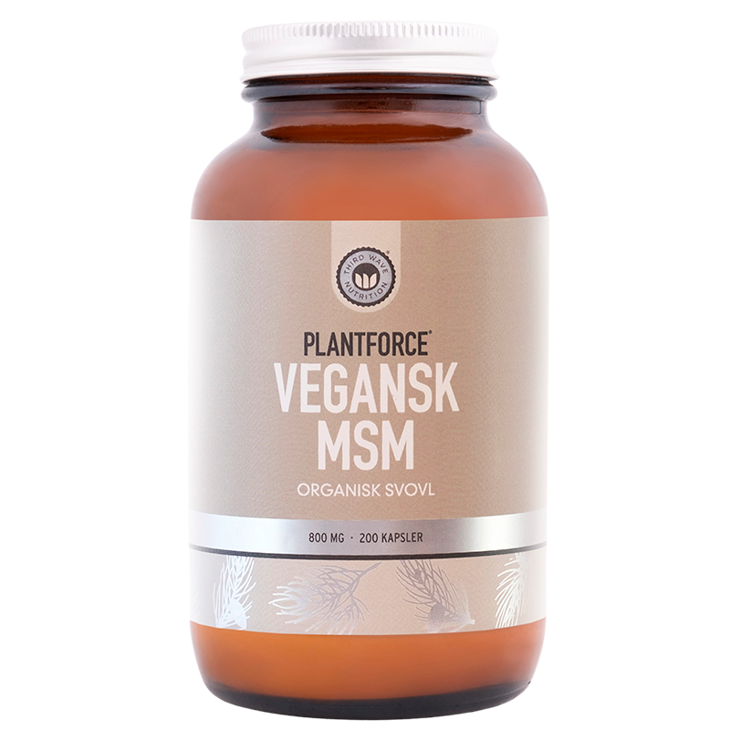 Plantforce Vegansk MSM 800 mg (200 kap)