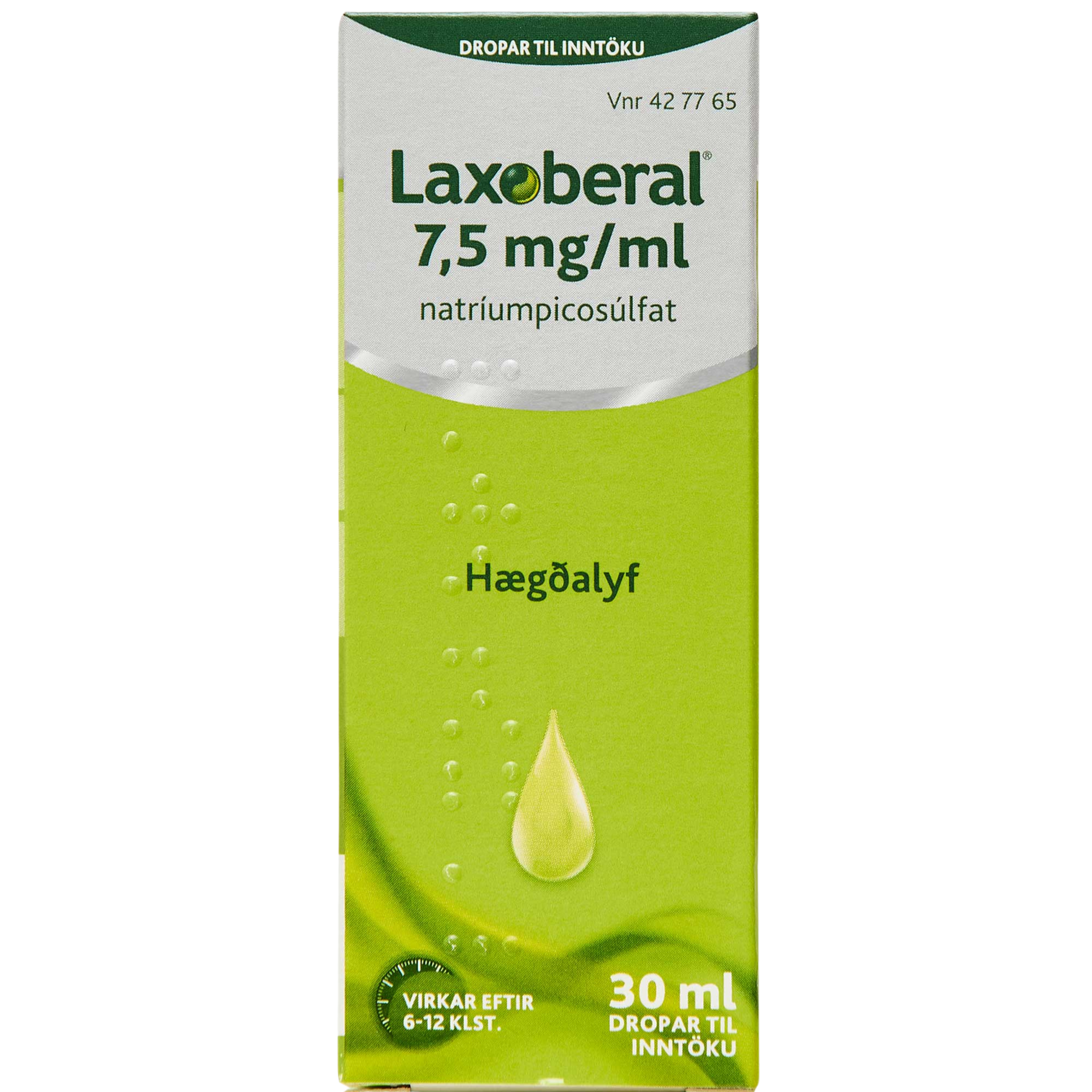 Laxoberal Oral Dråber 7,5 mg - 30 ml.