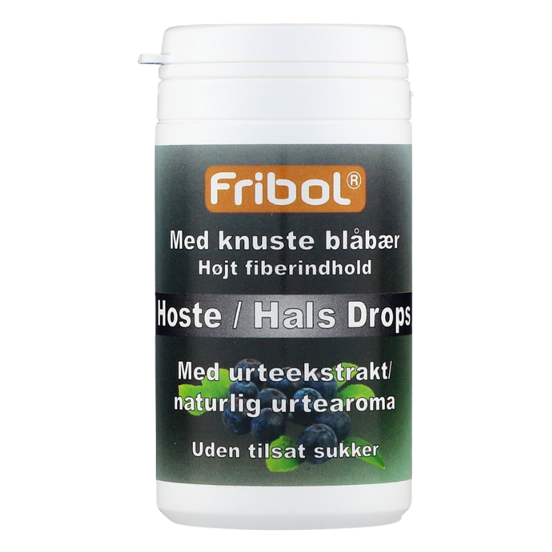 Fribol Hoste/Hals Drops Blåbær (60 g)