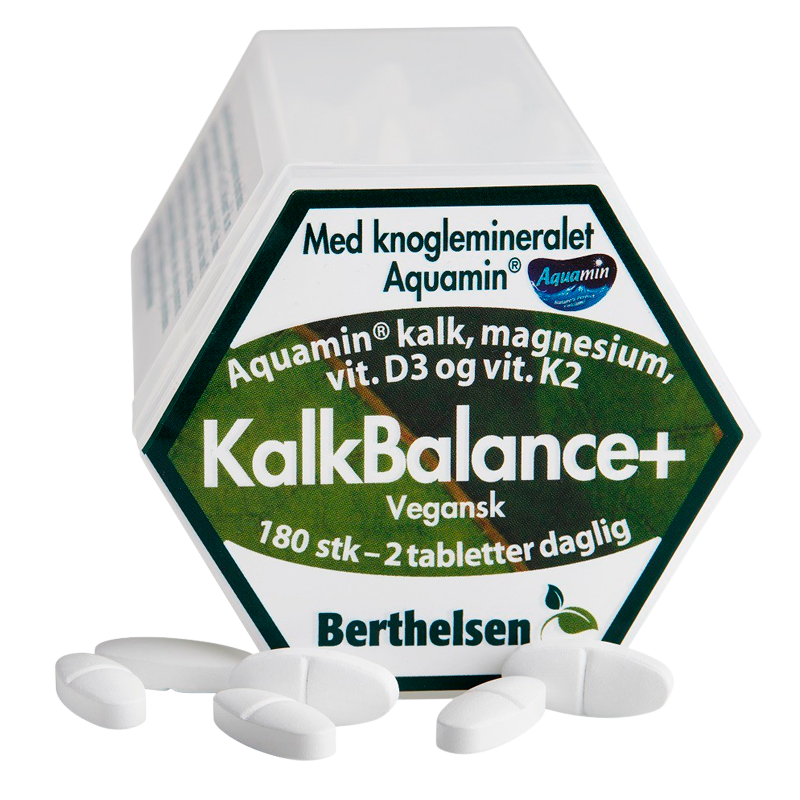 Berthelsen KalkBalance+ Vegetabilsk - 180 tabs.