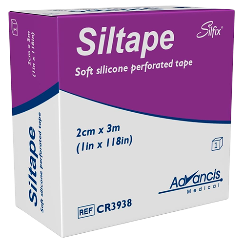 Siltape Medicinsk Silikonetape 2 cm x 3 m (1 stk)