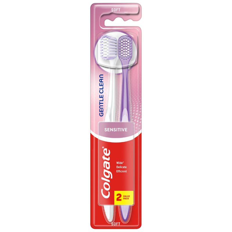 Colgate Gentle Clean Sensitive Tandbørste Soft (2 stk)