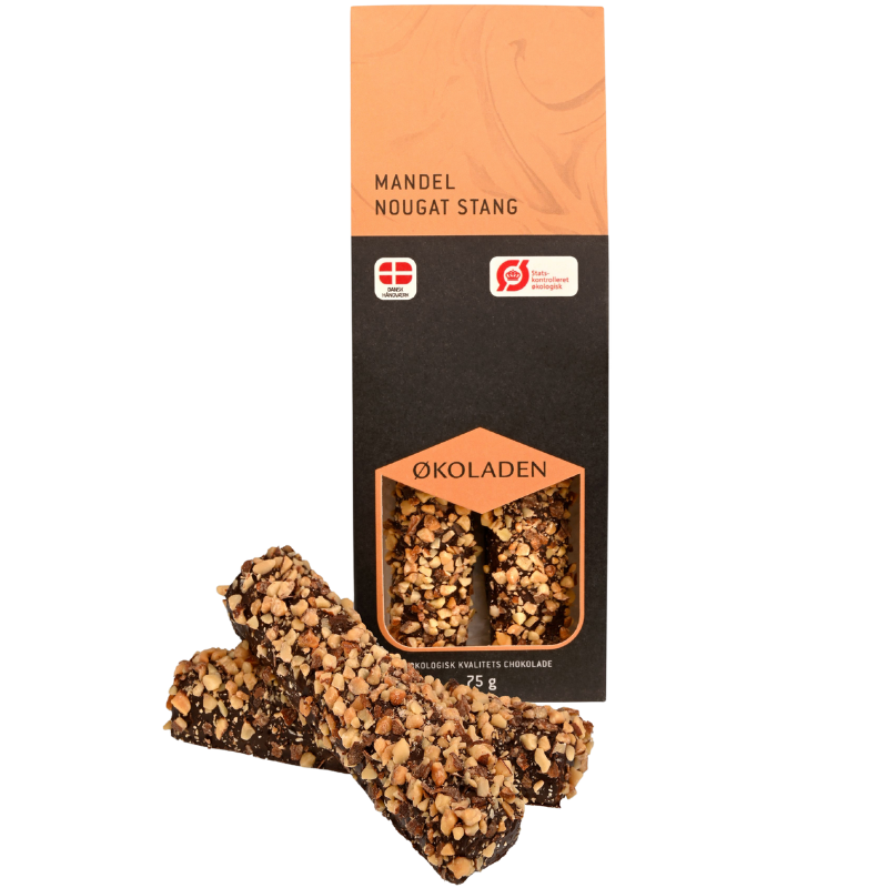 Økoladen Mandel Nougat Stang Ø (75 g)