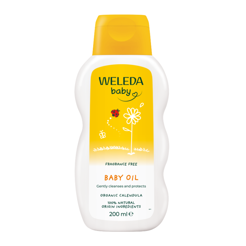 Weleda Calendula Baby Oil Mamma og Baby - 200 ml